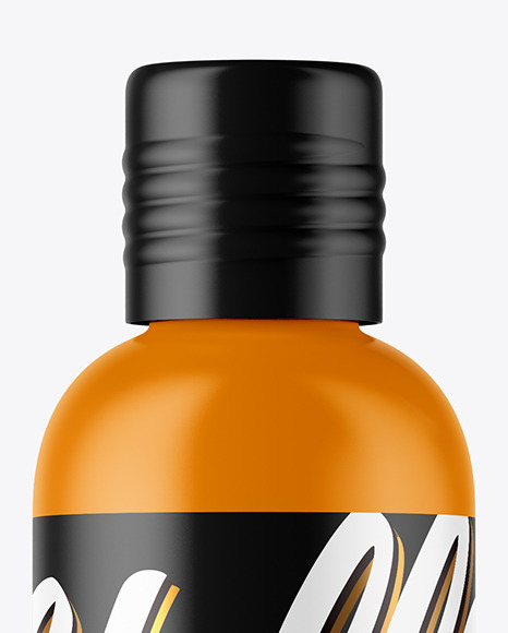 Matte Plastic Bottle Mockup PSD #2