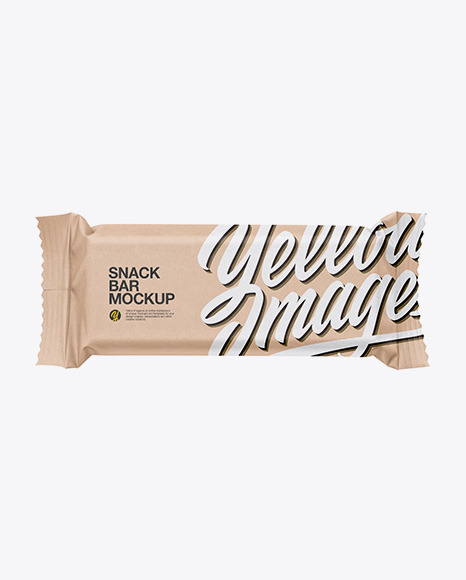 Download Free Mockups Kraft Paper Snack Bar Psd