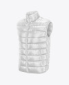 Download Men S Down Vest Mockup Front Half Side View In Apparel Mockups On Yellow Images Object Mockups