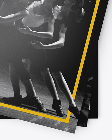 Three Glossy A4 Magazines Mockup PSD #5