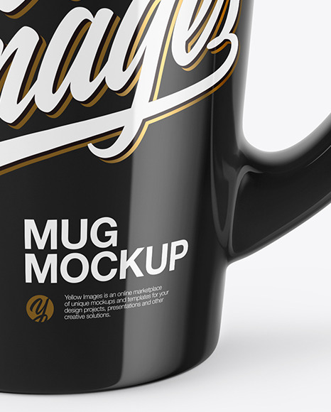 Glossy Mug Mockup PSD #4