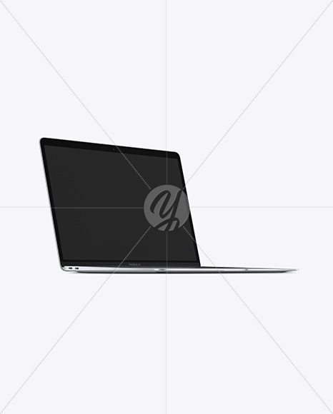 Download Silver Macbook Air Mockup In Device Mockups On Yellow Images Object Mockups Yellowimages Mockups