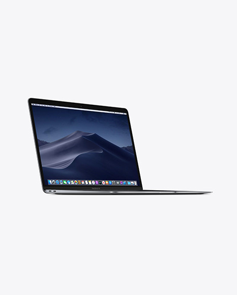 Space MacBook Air Mockup