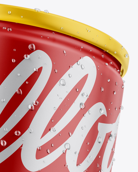 Matte Can Mockup PSD #1