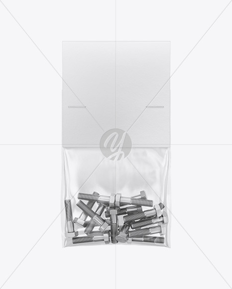 Download Plastic Bag With Bolts Mockup In Bag Sack Mockups On Yellow Images Object Mockups PSD Mockup Templates