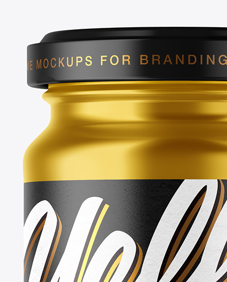 Metallized Jar Mockup