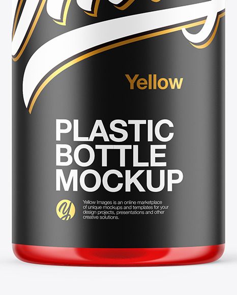 Plastic Bottle Mockup PSD #1
