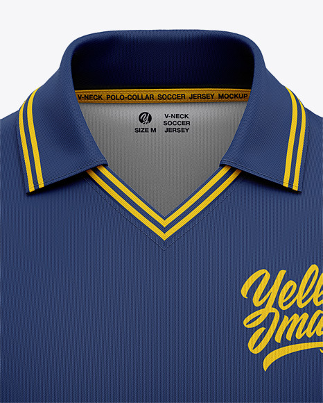 Download Men's Soccer Jersey / Cricket Jersey Mockup - Front View ...