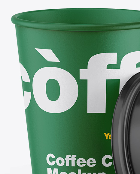 Paper Coffee Cup Mockup PSD #6
