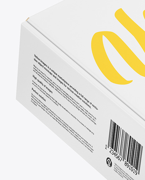 Download Paper Box Mockup In Box Mockups On Yellow Images Object Mockups