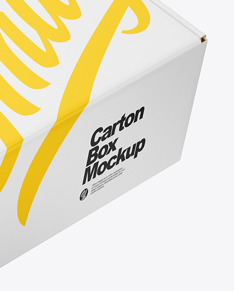 Paper Box Mockup