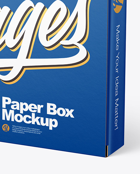 Paper Box Mockup