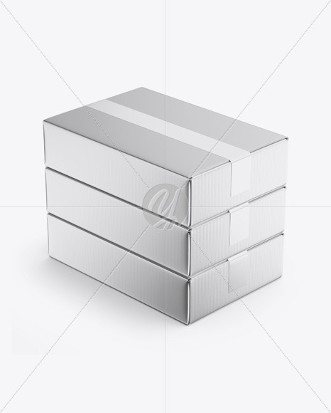 Download Metallic Boxes Mockup In Box Mockups On Yellow Images Object Mockups PSD Mockup Templates