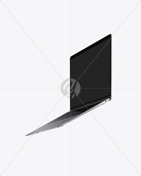 Space Gray MacBook Air Mockup