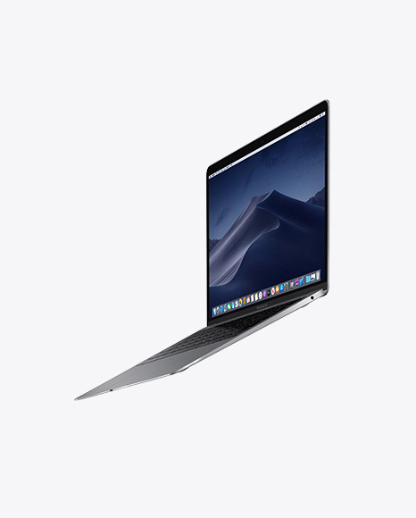 Space Gray MacBook Air Mockup