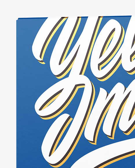 Paper Box Mockup PSD #2