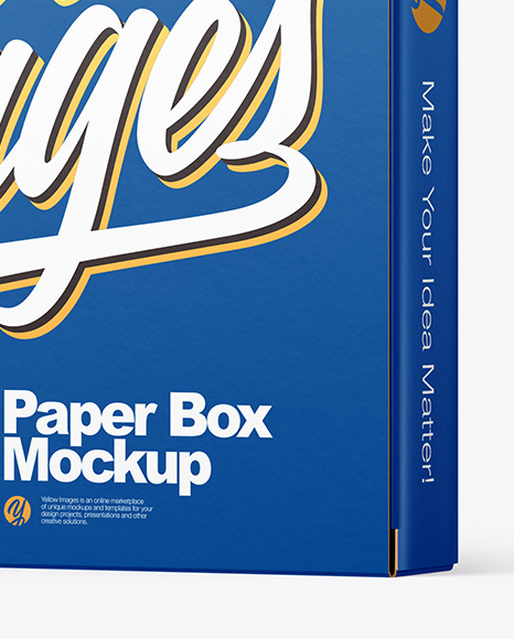 Paper Box Mockup PSD #1