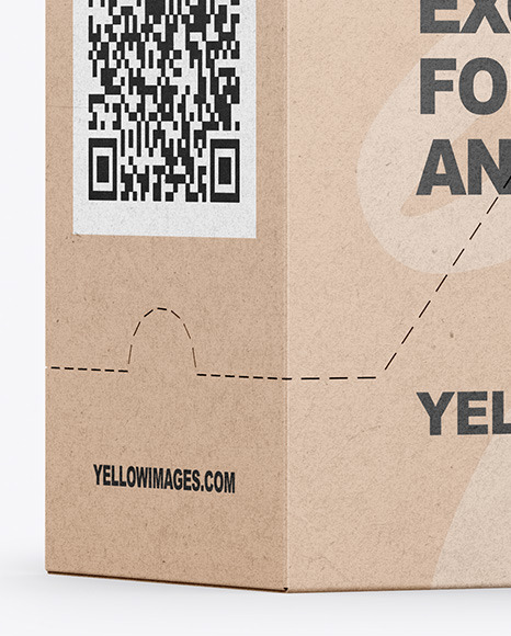 Kraft Box Mockup PSD #2