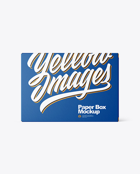 Paper Box Mockup