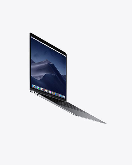 Space Gray MacBook Air Mockup