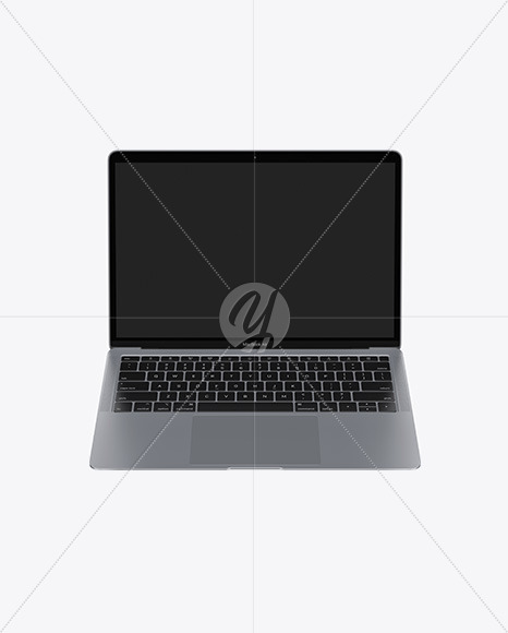 Space Gray MacBook Air Mockup