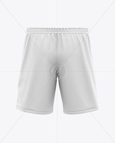 Download Men S Soccer Shorts Mockup Back View In Apparel Mockups On Yellow Images Object Mockups PSD Mockup Templates