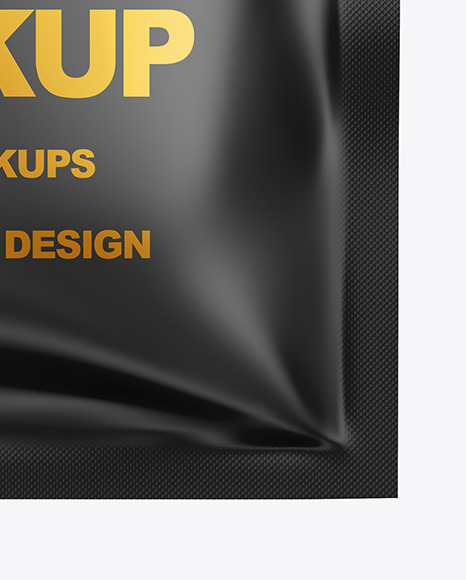 Matte Sachet Mockup