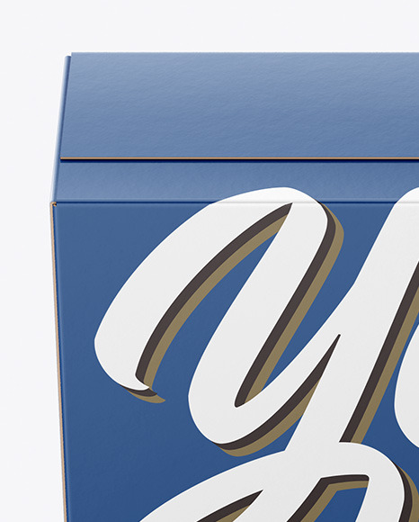 Paper Box Mockup PSD #2