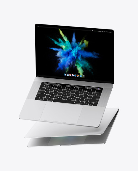 Two Macbooks Mockup