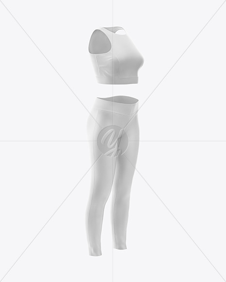 Women S Melange Pants Mockup Back View In Apparel Mockups On Yellow Images Object Mockups