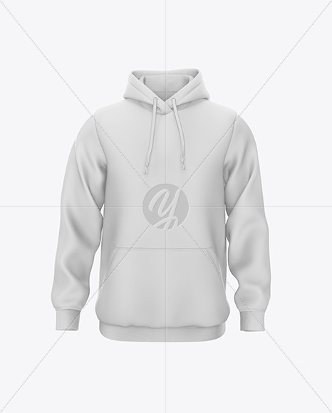 Melange Hoodie Mockup Front Half Side View In Apparel Mockups On Yellow Images Object Mockups