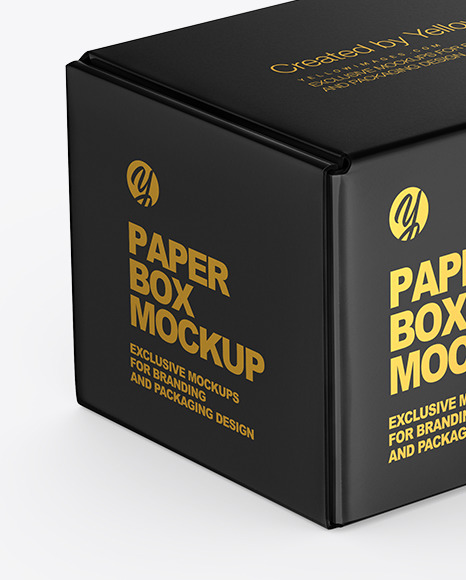 Paper Box Mockup