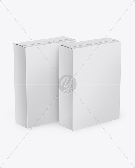 Download Paper Box Mockup Half Side View In Box Mockups On Yellow Images Object Mockups PSD Mockup Templates