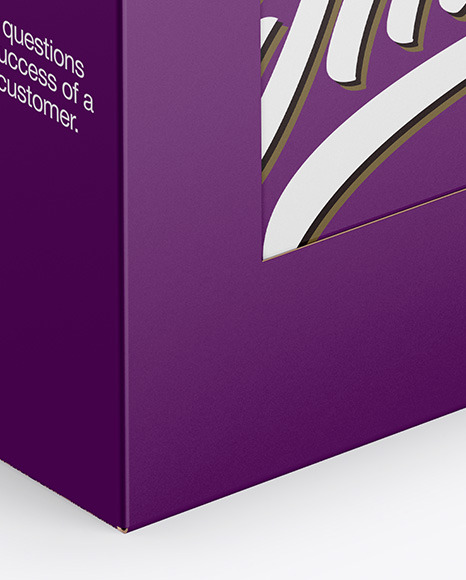 Paper Box Mockup PSD #2