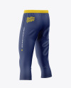 Download Men S Three Quarter Soccer Pants Mockup Back Half Side View In Apparel Mockups On Yellow Images Object Mockups PSD Mockup Templates