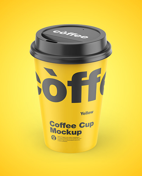 Matte Coffee Cup Mockup - Free Download Images High Quality PNG, JPG