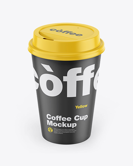 Matte Coffee Cup Mockup PSD #6