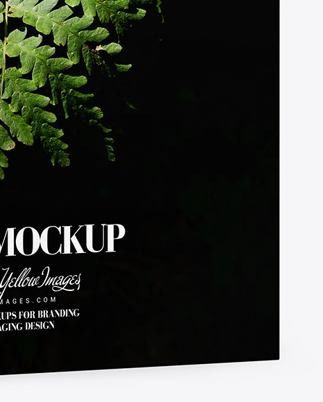 Book w  Glossy Cover Mockup   Half Side View PSD #1