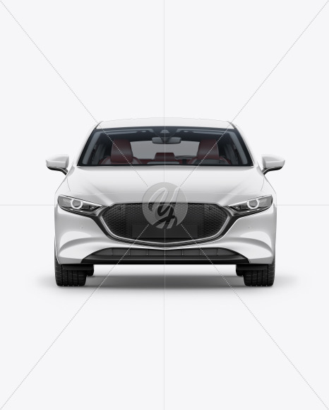 Hatchback Mockup - Front View - Yellowimages Mockups