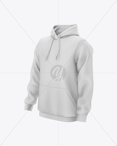 Hoodie Mockup Front Half Side View In Apparel Mockups On Yellow Images Object Mockups