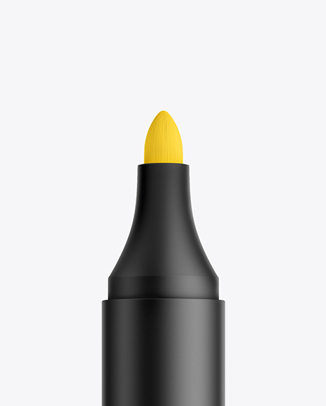 Matte Permanent Marker Mockup PSD #1