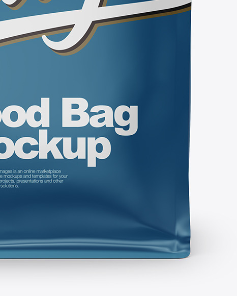 Matte Food Bag Mockup PSD #1