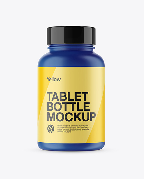 Download Matte Pills Bottle Mockup In Bottle Mockups On Yellow Images Object Mockups PSD Mockup Templates