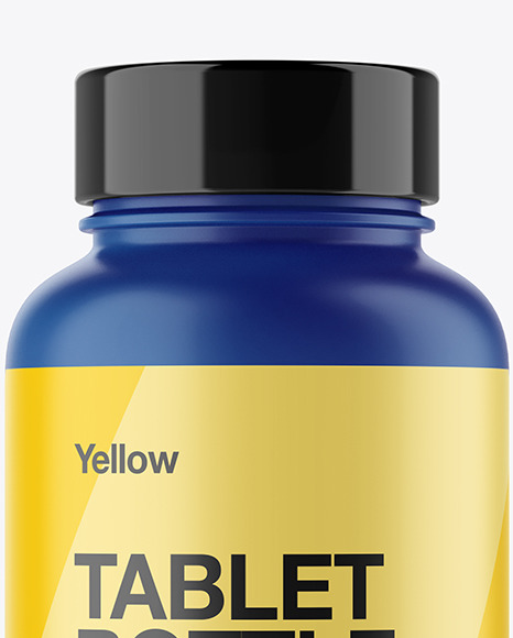 Matte Pills Bottle Mockup PSD #1