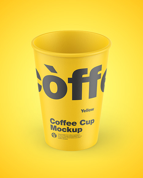 Paper Coffee Cup Mockup PSD #3