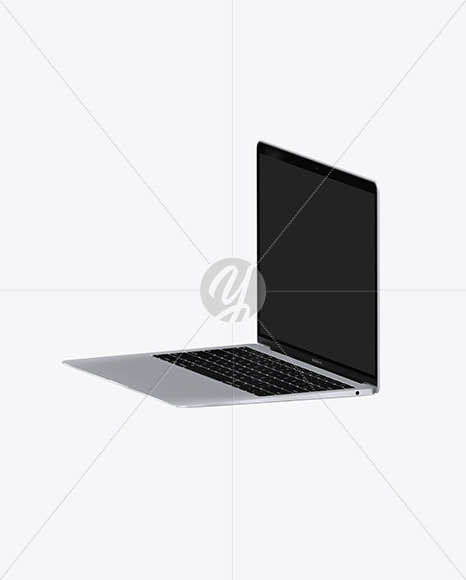 Download Silver Macbook Air Mockup In Device Mockups On Yellow Images Object Mockups Yellowimages Mockups