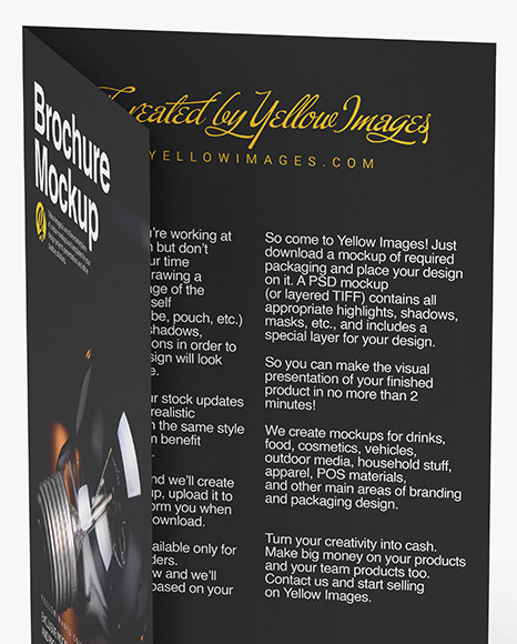 Download Free Mockup Booklet Yellowimages