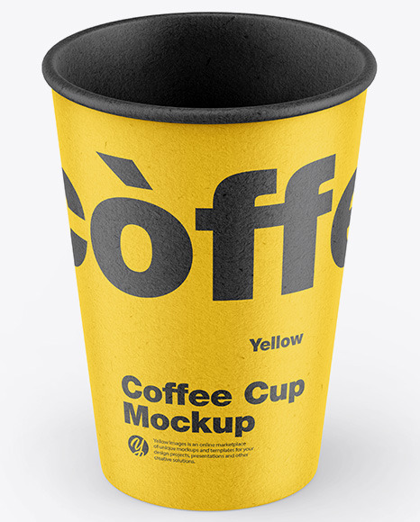 Kraft Coffee Cup Mockup PSD #7