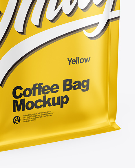 Matte Coffee Bag Mockup