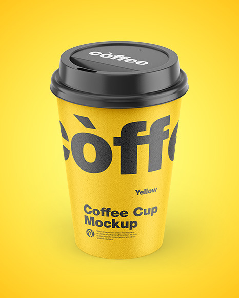 Download Kraft Coffee Cup Mockup | Yellow Author